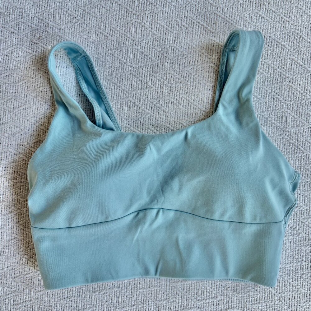 GYMSHARK Longline Sports - Bra Iceberg Blue - Small - Picture 3 of 5